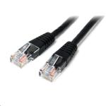 StarTech.com M45PAT15MBK Cat5e Ethernet Cable - 15m - Black Cat5e Black Molded Cat5e Patch Cable - RJ45 to RJ45 - Male to Male