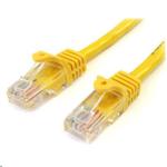 StarTech.com 45PAT1MYL Cat5e Patch Cable - 1m - Yellow Snagless - UTP - RJ45 Connectors