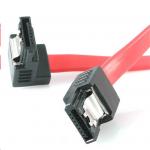 StarTech.com LSATA18RA1 Latching - Right Angle SATA Cable - 46cm (18") SATA to Right Angle SATA Cable - Latching