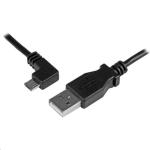 StarTech.com USBAUB2MLA USB 2.0 - 480Mbps USB-A to Micro USB Cable - 2m Left Angle - Micro USB Charge & Sync