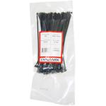 Dynamix CAB150B Cable Tie 150mm x 2.5mm Bag of 100 self-locking Nylon cable tie Black Colour