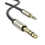 UGREEN 3.5mm to 6.35mm Audio Adapter Cable - 2m - Black TRS to TS - Stereo