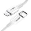 UGREEN UG-10493 USB 2.0 Lightning to USB-C Cable - White UGREEN UG-10493 USB 2.0 Lightning to USB-C Cable - White