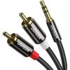 UGREEN AV116 3.5mm to 2x RCA Audio Splitter Cable - 2m Stereo - HiFi Compatible UGREEN AV116 3.5mm to 2x RCA Audio Splitter Cable - 2m Stereo - HiFi Compatible
