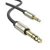 UGREEN 3.5mm to 6.35mm Audio Adapter Cable - 2m - Grey TRS to TS - Stereo UGREEN 3.5mm to 6.35mm Audio Adapter Cable - 2m - Grey TRS to TS - Stereo