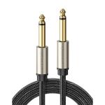 UGREEN 6.35mm Male to 6.35mm Male Stereo Auxiliary Aux Audio Cable - 2M - Gray