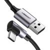 UGREEN UG-50941 USB-A to USB-C Cable - 1m - Angled UGREEN UG-50941 USB-A to USB-C Cable - 1m - Angled
