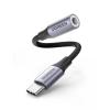 UGREEN UG-80154 USB-C to 3.5mm Cable - 10cm - Space Grey Male to Female - Aluminum Shell - Braided UGREEN UG-80154 USB-C to 3.5mm Cable - 10cm - Space Grey Male to Female - Aluminum Shell - Braided