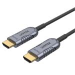 Unitek C11035DGY HDMI 2.1 HDMI Cable - 70m - Space Grey + Black Active Optical - Ultrapro
