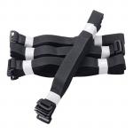 Velcro VEL22302 Cable Management Strap - 90cm - Black VELSTRAP - Reusable - High Strength - Buckle for Optimum Tensioning - Fast Engagement / Release - 25mm Width