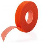 Velcro VEL31072  One-Wrap Cable Tie. 12.5mm x 22.8m. Designed for easy cable management. Improve airflow, energy & decrease costs. Continuous roll. Easy cut to size. Orange colour