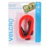 Velcro VEL22140 Cable Management Strap - 64.4cm - Orange - Pair Adjustable - Reusable - Hi-vis - Bundle & Secure Bulky Items - Restrains up to 30kg - 25mm Width Velcro VEL22140 Cable Management Strap - 64.4cm - Orange - Pair Adjustable - Reusable - Hi-vis - Bundle & Secure Bulky Items - Restrains up to 30kg - 25mm Width