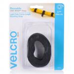 Velcro VEL25572 Cable Management Strap - 2m - Black One-Wrap - Reusable - Cut-to-Length - Durable Nylon - Cable Bundling - 25mm Width