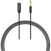 Verbatim 66574 3.5mm Audio Extension Cable - 3m - Black Aux Verbatim 66574 3.5mm Audio Extension Cable - 3m - Black Aux