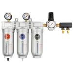 Iwata PS.PCCR3S IWATA 2SPRAY 3 STAGE FILTER WITH REGULATOR & TWIN OUTLETS
