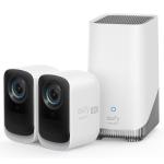 Eufy Security eufyCam 3C (S300) Wire-Free Security Camera Kit - 2 Pack (Homebase 3 Included), 4K, Color Nightvision, Two-Way Auido, Up to 4TB Storage