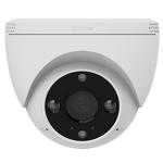 EZVIZ H4-POE 3MP/2K Outdoor Turret PoE IP Camera(4mm) AI-Powered Detection / Customisable Voice Notification / Active Defense with Siren and Strobe Light
