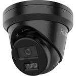 HiLook IPC-T282H-MU (2.8mm) 8MP/4K Outdoor Turret POE Camera with Built-in Mic - Black