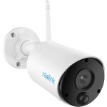 Reolink Argus Eco V2 3MP/2K Wire-Free Smart Security Camera (Type-C) - White, 5200mAh Battery, Person/Vehicle Detection, Time-Lapse