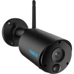 Reolink Argus Eco V2 3MP/2K Wire-Free Smart Security Camera (Type-C) - Black, 5200mAh Battery, Person/Vehicle Detection, Time-Lapse