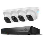 Reolink RLK8-820D4-A 8MP/4K 8 Channel NVR Smart Surveillance System with Person/Vehicle Detection Includes 4 x RLC-820A Turret Camera, 4 x 18m Network Cable