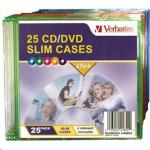 Verbatim 41854 Empty CD Slim Cases - 25 Pack