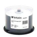 Verbatim 94949 CD-R 50pk WHT THERM resolution, photo-quality printing
