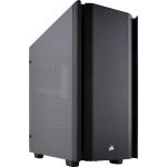 Corsair OBSIDIAN SERIES 500D Premium ATX MidTower Gaming Case Tempered Glass, with CPU Cooler Supports Upto 170mm, Graphs Card Supports Upto 370mm, 360mm Rad Supported, 7XPCI Slots, Front: 2XUSB3.0 1X Type C, HD Audio, NO PSU