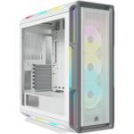Corsair iCUE 5000T RGB White ATX Mid Tower Gaming Case Tempered Glass, CPU Cooler Support Upto 170mm, GPU Upto 400mm, 7+2 (Vertical)  PCI Slot, 360mm Rad Supported, Front I/O: 1X Type C, 4XUSB, HD Audio