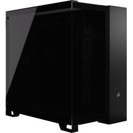 Corsair 6500X Black ATX  Gaming Case Tempered Glass CPU Cooler Support Upto 190mm, GPU Support Upto 400mm, 8+3 (Vertical) PCI, 360mm Radiator Supported - Front: 1x Type C, 4x USB, HD Audio.