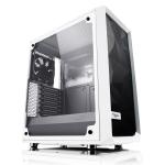 Fractal Design Meshify C White Edition ATX MidTower Gaming Case Tempered Glass with Light Tint,CPU Cooler Supports Upto 172mm, Graphs Card Supports Upto 315mm 360mm Rad Supported, 7X PCI Slots, Front 2X USB 3.0, HD Audio, NO PSU
