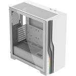 G.SKILL MD2 Mid Tower Case Support ATX , MATX, MINI ITX, Tempered Glass, White,CPU Cooler up to 170mm,  GPU Upto 395mm, 240/280/360mm AIO Radiator Supported,Front I/O: 2 X USB, HD Audio