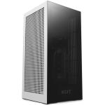 NZXT H1 Version 2 2022 White AIO Mini ITX Gaming Case Tempered Glass, Pre-built 140mm AIO watercooler, PCIe Gen4 Extender, 750W 80Plus Gold PSU Video Card Supports Upto 305mm ,Max 2 slot.Front 1XUSB3.0, 1XType C, HD Audio,