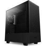 NZXT H511 Flow Black ATX MidTower Gaming Case Tempered Glass, CPU Cooler Supports Upto 165mm, Video Card Supports Upto 381mm, 280mm Radiator Supported, 7X PCI Slots, Front 2 X USB 3.0 ,  HD Audio, NO PSU,