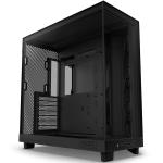 NZXT H6 Flow Black ATX MidTower Gaming Case Tempered Glass, Dual Chamber, Front 3x 120mm Fans Pre-Installed, CPU Cooler Support Upto 163mm, GPU Support Upto 365mm, 7x PCI, 360mm Rad Supported, Front I/O: 2x USB, 1x Type C, HD Audio