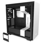 NZXT H710i Premium Matte White RGB Edition ATX MidTower Gaming Case Tempered Glass, CPU Cooler Supports Upto 185mm, Video Card Supports Upto 413mm, 280mm Rad Supported, 7+2.5 (Vertical) X PCI Slots, Front 2XUSB3.0, 1XType C, HD Audio, NO PS