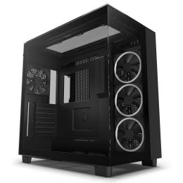 NZXT H9 Elite Edition ATX MidTower Gaming Case Tempered Glass, Black, 3x A-RGB Fan and Controller Pre-installed, CPU Cooler Support Upto 165mm, GPU Support Upto 435mm, 360mm Rad Supported, 7XPCI Slot, Front I/O: 2X USB, 1XType C, 1XHD Audio