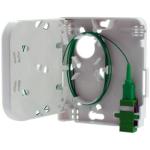 Dynamix WO001 Wall Outlet - 1 Port FTTH - SC Simplex/LC Duplex - Up to 4 Fibres - Unloaded