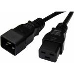 Dynamix C-IEC16A-4 16A IEC C20 to C19 Power Extension Cord - 4m - Black 1.5mm2