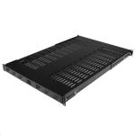 StarTech.com ADJSHELFHDV 1U Adjustable Vented Server Rack Mount Shelf - 113kg - 49.5 to 97.2 cm Adjustable Mounting Depth Universal Tray for 19" AV/ Network Equipment Rack - 70cm Deep
