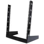 StarTech.com RK12OD 12U 19in Desktop Open Frame 2 Post Rack
