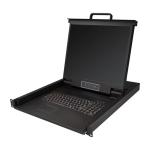 StarTech.com RKCONS1901 Rackmount KVM Console - Single Port VGA KVM with 19" LCD Monitor for Server Rack - Fully Featured Universal 1U LCD KVM Drawer w/Cables & Hardware - USB Support - 50,000 MTBF
