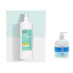 Spes Hand Sanitiser 1L Include Spray Head Bundle With Blue 500ml Hand Santiser Spray Version Gel, With 70% denatured ethanol Alcohol, Kills 99.9% Of Germs Rinse Free Formula