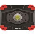 COAST LED Portable Rechargeable Worklight with Pure Beam Focus. 1150 Lumens, IP54 Water &DustResistant, 77m Beam, USB Charging Port for Other Devices, Rotating Handle, USB Cable Included.