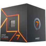 AMD Ryzen 7 7700 CPU 8 Core / 16 Thread - Max Boost 5.3Ghz - 40MB Cache - AM5 Socket - 65W TDP - Integrated Radeon Graphics - Wraith Prism Cooler Included