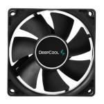 DEEPCOOL 80mm Fan with 4-pin Molex Connector - Black - Hydro Bearing