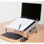 Microdesk Compact Micodesk In-line Writing Platform Document Holder Surface 430mm x 310mm ( Wide x Deep), Front height adjustment 80-90mm, Rear height adjustment 158-185mm