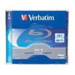 Verbatim 96910 Blu-Ray 25GB 1 Pack Single Disc in Jewel Case with Branded Surface Available up to 10X write speed