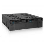 ICY DOCK MB322SP-B ExpressCage MB322SP-B2 x 2.5  SATA/SAS HDD/SSD to 5.25  Mobile Rack w/ 3.5 HDD/Device Slot