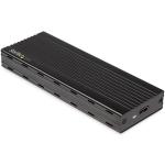 StarTech.com M2E1BMU31C USB-C 10Gbps to M.2 NVMe SSD Enclosure - Portable External M.2 NGFF PCIe Aluminum Case - 1GB/s Read/Write - Supports 2230, 2242, 2260, 2280 - TB3 Compatible - Mac & PC